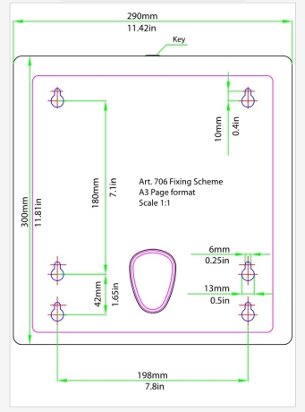Papierhandtuchspender aus Kunststoff zur Wandmontage Z-Falz/400 Blatt