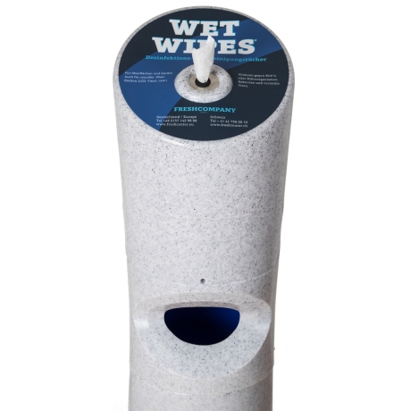 Standspender Wet Wipes Kunststoff marmor