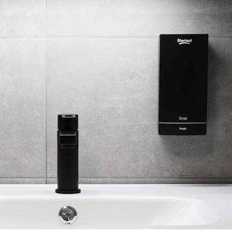 Sterisol Ecoline  Wandspender schwarz Creme