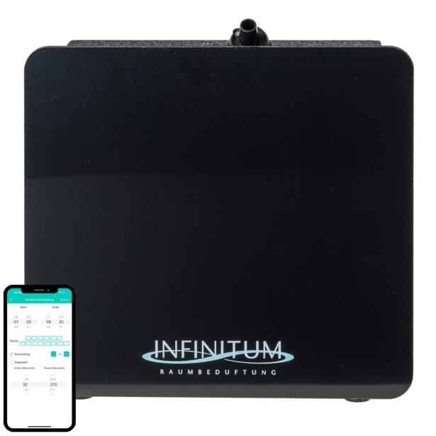 Air Fresh 150 - Duftgerät Duftöl Diffuser mit APP-Steuerung bis 150 m² schwarz