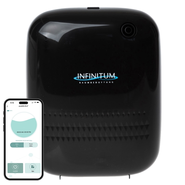 Aria 160 - Duftöl Diffuser Duftgerät mit App-Steuerung bis 160 m² schwarz