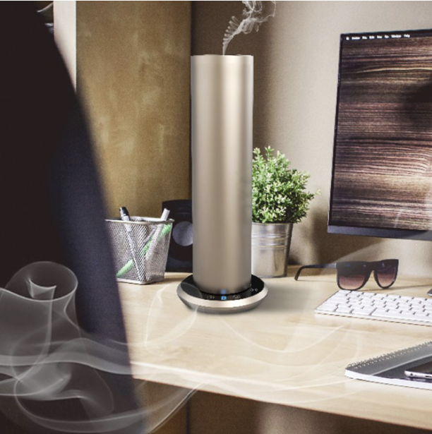 Heidi - Duftgerät Aroma-Diffuser wasserlos Aluminium bis 100 m² gold