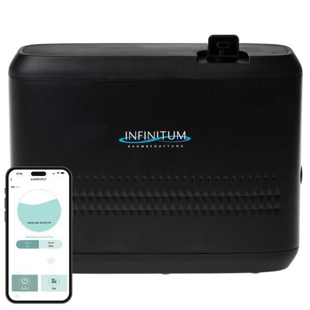 Aria 400 - Duftöl Diffuser mit App-Steuerung bis 400 m² schwarz