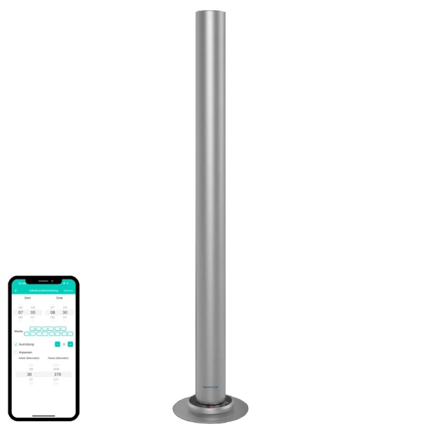 Markus - Duftöl Diffuser Hochwertig aus Alu bis 150 m³ silber