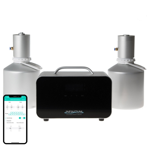 The Cube Mega Leistungsstarkes HVAC Duftgerät, Duftöl Diffuser für  5000 m³ / 1600 m²