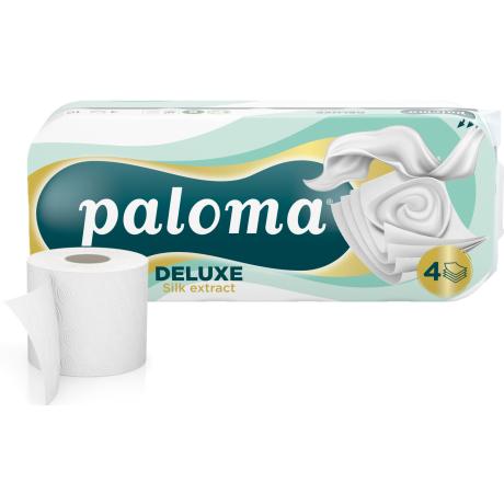 Paloma Silk Deluxe Sensitive Toilettenpapier 4-lagig 125 Blatt